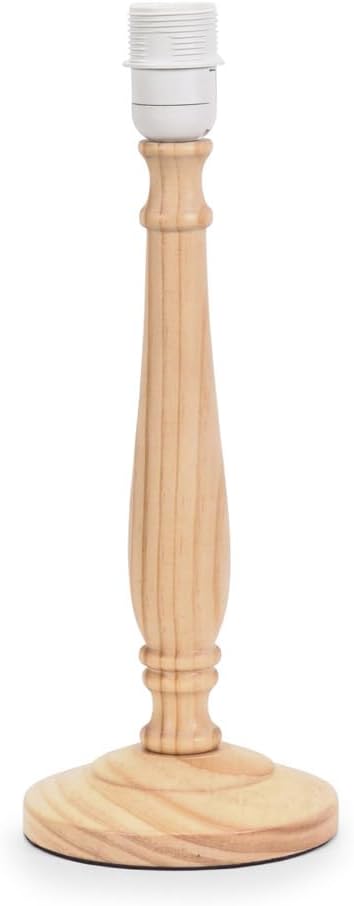 ValueLights | Traditional Light Wood Candlestick Table Lamp Base for Living Room Bedroom | Table Lamps, Home Décor & Improvement Essential