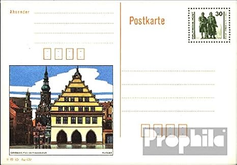 DDR P109/01 Official Postcard unused 1990 Bauw./Monuments (documents philatelic Covers for Collectors)