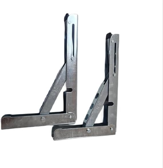 ŞEN METAL Mandallı Katlanabilir Masa Konsolu Çinko 40 cm (1çift)