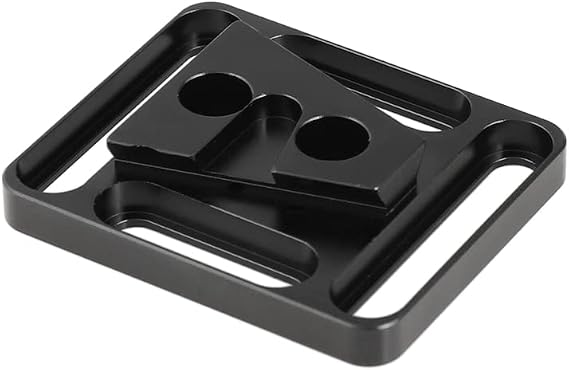 CAMVATE Quick Release V Lock Mount Plate with 1/4"-20 Mounting Points