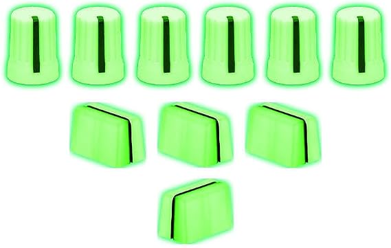 DJ TechTools Chroma Caps Lite Pack (Luna Glow) | Chroma Caps Lite Paketi: 6x Super Knobs, 3x Fader Pro, 1x Magvel Fader Pro