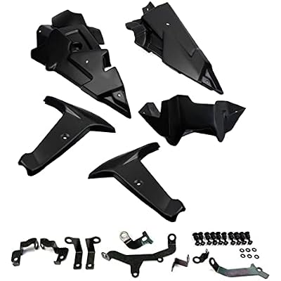 Pro Taper Frame Fairings Belly Pan Engine Spoil W Radiator Body Fairing for Yamaha FZ09 MT09 FJ09 FZ-09 MT-09 FJ-09 2014-2016 Powersport Body Accessories Color : Black, HAIDIGE2024520
