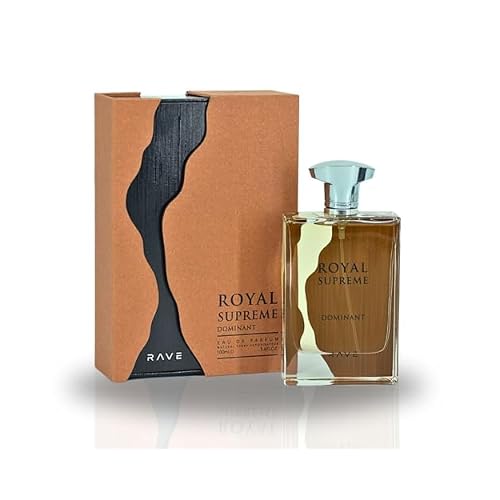 Rave Royal Supreme Dominant EDP Spray 100ML 3.4 OZ, Long Lasting Cologne, perfume for men, perfume for women.