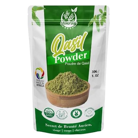 Jaunty Qasil Powder 30 Grams - Authentic African Plant Based Face Mask for Deep Cleansing and Exfoliating - Beauty Secret Ethically Sourced from Somalia for All Skin Types