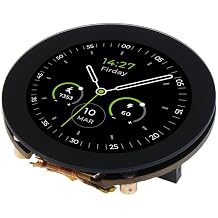 Seeed Studio Round Display for XIAO - 1.28-inch Round Touch Screen, 240240 Resolution, 65k Colors, RTC, Charge IC, TF Card Slot, JST 1.25 Connector, All XIAO Compatible,HMI, Smart Home, Wearables