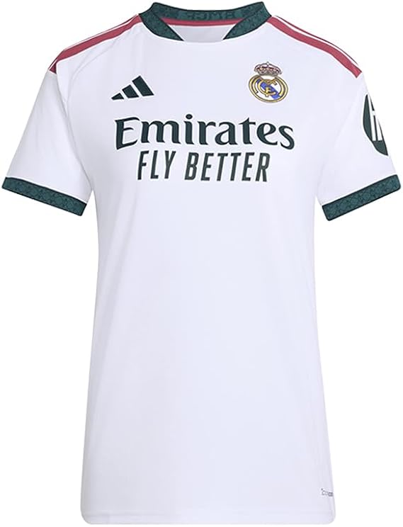 adidas Womens Real Madrid 2627 Home Jersey Soccer Cleats - White - Size M