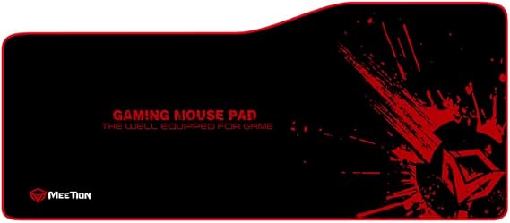 MEETION Genişletilmiş Oyun Mouse Pad Anti Fray Dikişli Kenarları Mouse Pad Masa Mat Oyun Çok Amaçlı Ergonomik Büyük Boyut, MT-P100