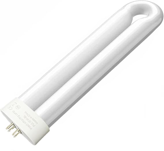 LUOJIBIE Replacement Bulb for Bug Zapper, 15W U-Shaped Twin Tube Bulb with 4-Pin Base