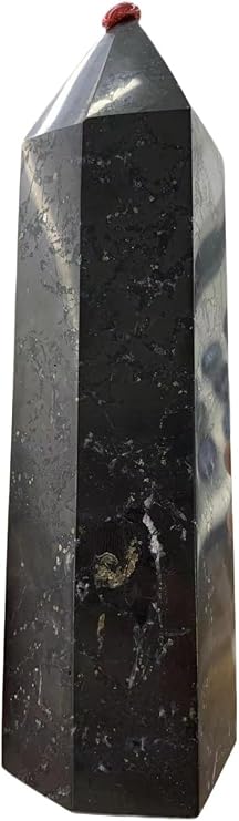 AtkitS Natural shungite Crystal Tower Natural Crystal Rod Aura Home Decor(500-600g)