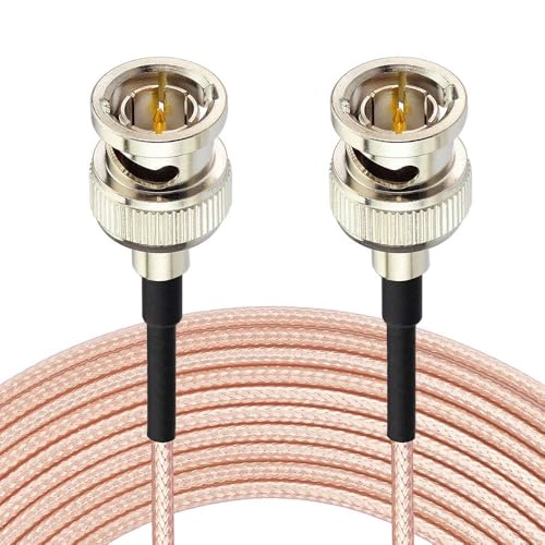 Superbat 3G HD SDI Cable - 30cm 75 Ohm RG179 Jumper for Cameras and Video Equipment, Supports HD-SDI3G-SDI4K8K, SDI Video Cable Straight, 1Pcs