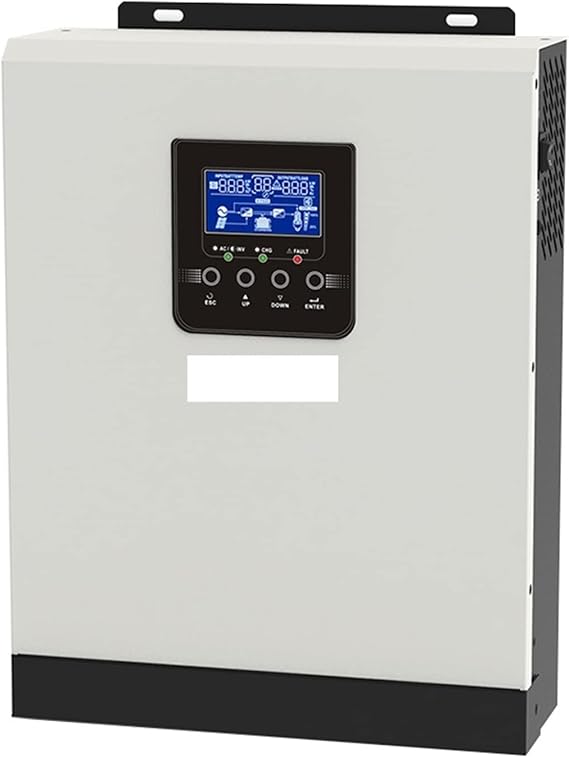 3000W Solar Inverter 2400W Hybrid 24V PV Input 80VDC 220VAC Output Pure Sine Wave 50A PWM Built-in Solar Charger Controller Solar Inverter Input Voltage: 24V, Output Voltage: 220-240V