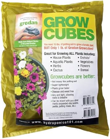 Growcubes 23 gal Bag. Grodan Stonewool
