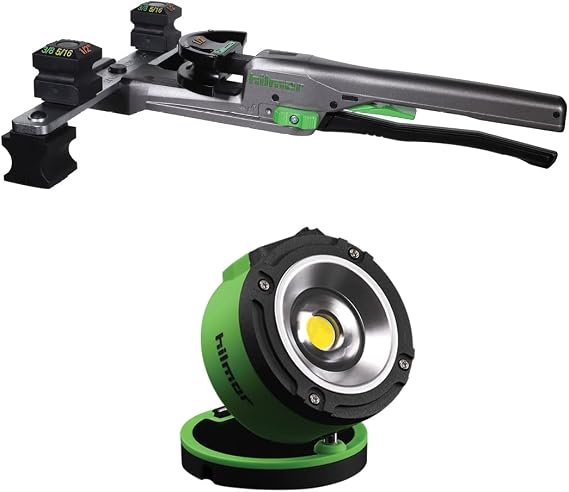 hilmor 1839032 Compact Bender Kit with Mini Rechargeable Work Light