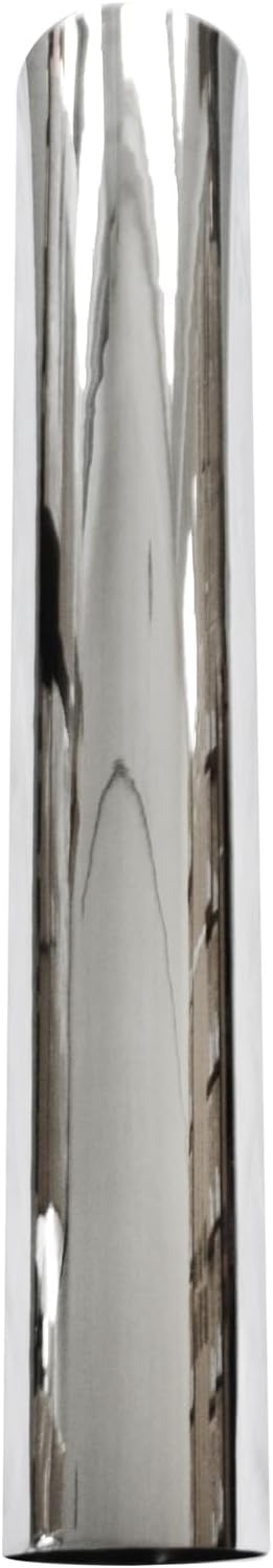 5 Inch OD Chrome Straight Exhaust Stack Pipe (48'')