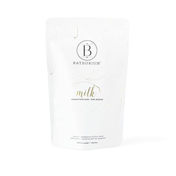 Bathorium Milk Mineral Bath Soak for Sensitive Skin, 23 oz