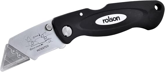 Rolson 62841 Tradesman Knife Silver