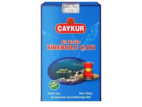 CAYKUR Tirebolu 42 Turkish Black Tea, Loose Leaf, Strong Aromatic Flavor, Premium Traditional Breakfast Tea 500g/ 17.6 oz