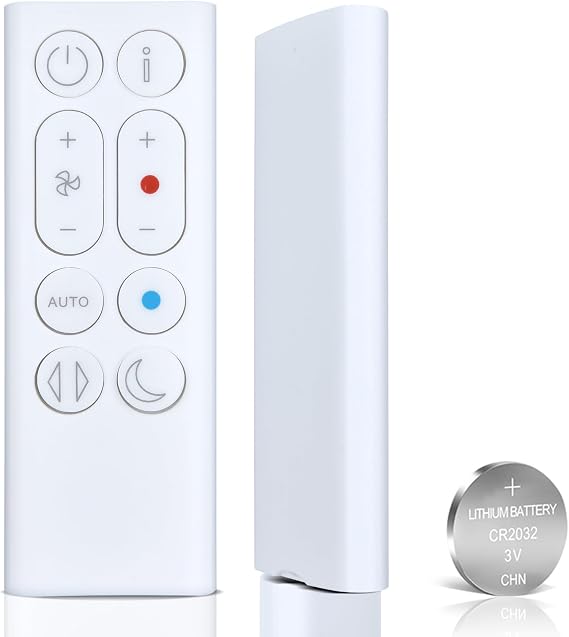 HP10 Remote Control for Dyson Purifier Hot+Cool Gen1/HP1 Fan-White | Easy pairing,Responsive control