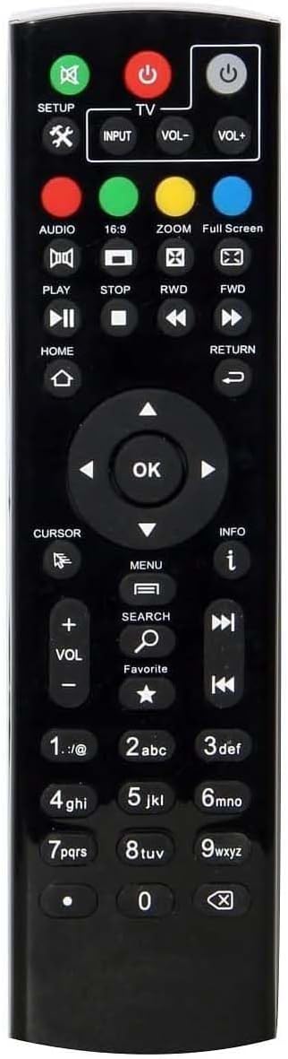 Universal Super Remote Control - Compatible with Super Box S1, S2, S3, S4, S5 Pro, S5, S6 Max, S6 Ultra, and Q1, Elite II