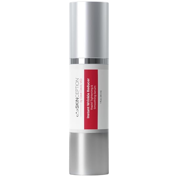 Skinception Instant Wrinkle Reducer All-Natural Wrinkle Cream Smoothing for Fine Lines & Wrinkles Fast-Acting Topical Anti-Aging Formula for a Younger-Looking Appearance