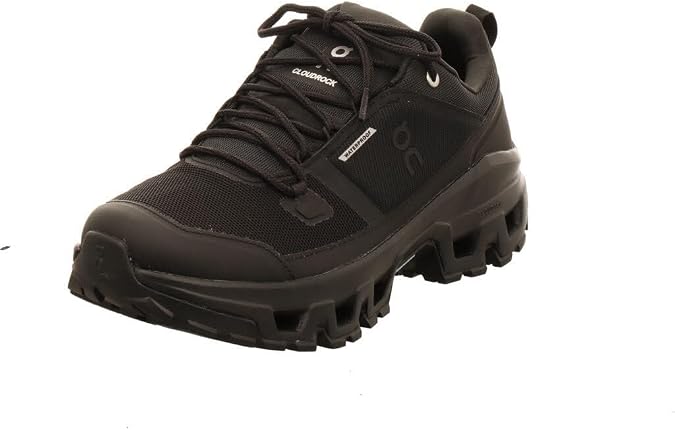 On Mens Cloudrock Low Waterproof | Hiking Shoes