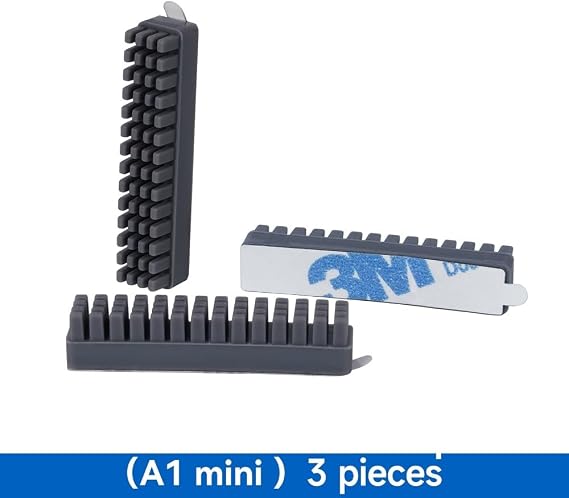 Nozzle Brush for Bambu Lab A1 Wiper Silicone Brush Hotbed Mounted Scrubbers for Bambulab Cleaning Tool 3D Printer Accessories(For A1 mini)