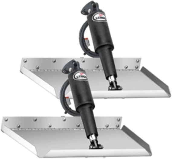 Lenco 15017-101 12 x 18 Edgemount Trim Tab Kit - 12V - No Switch Kit Marine RV Boating Accessories