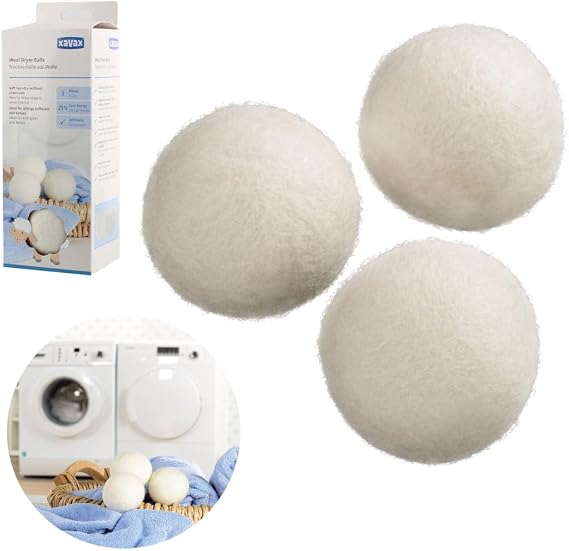 Xavax Wool Dryer Balls, 3 pieces