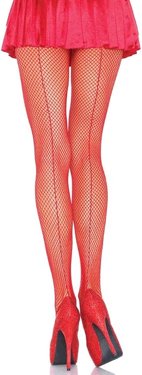 Leg Avenue Women's Fishnet Tights with Backseam