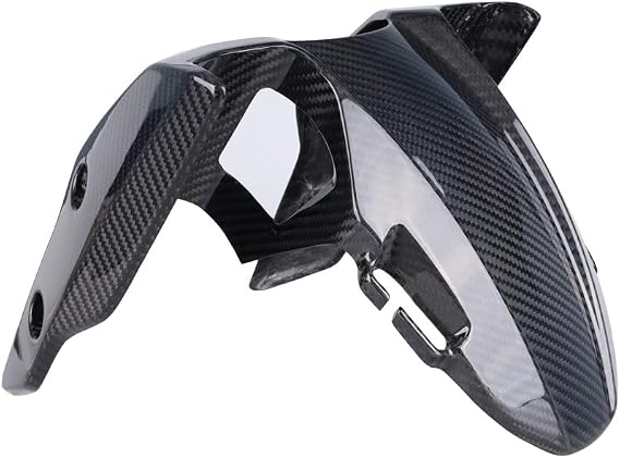 100% Real 3K Carbon Fiber Front Fender Fit for 2013-2022 Ducati Hyperstrada, Hypermotard 821, 939, 950 Glossy Twill Weave