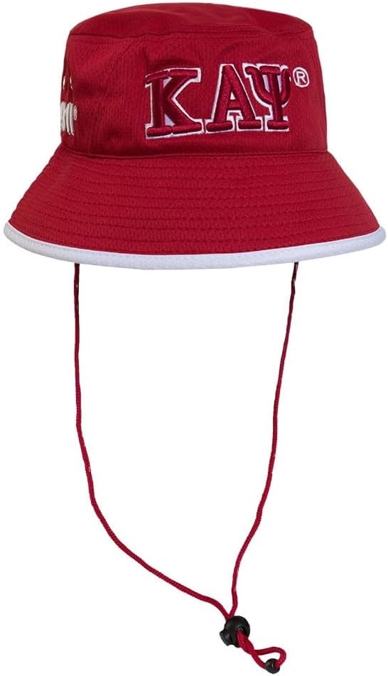 Kappa Alpha Psi Floppy Bucket Hat Red
