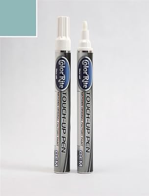 ColorRite Pen for Porsche 911 Automotive Touch-up Paint - Iris Blue Metallic Clearcoat 33PS3 - Value Package