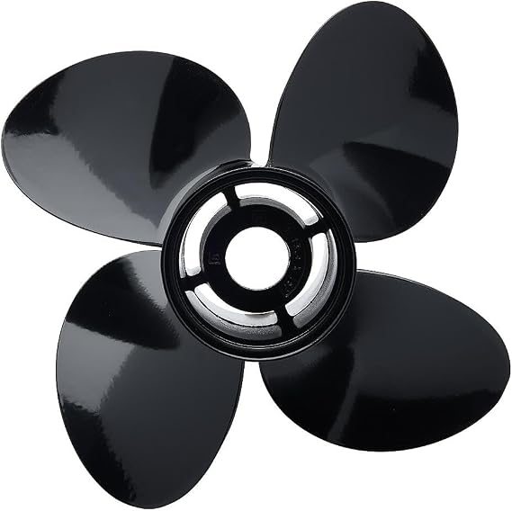 MERCURY 8M8026580 Spitfire 4-Blade Aluminum Propeller, 12.8 Diameter x 15 Pitch, Right Hand Rotation