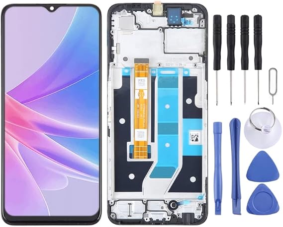 for OPPO A78 5G CPH2483 CPH2495 OEM LCD Screen Digitizer Full Assembly with Frame