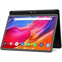 Tablet 10.1 inch Android 12 Tablet 2024 Latest Update Octa-Core Processor with 64GB Storage, Dual 13MP5MP Camera, WiFi, Bluetooth, GPS, 512GB Expand Support, IPS Full HD Display Silver
