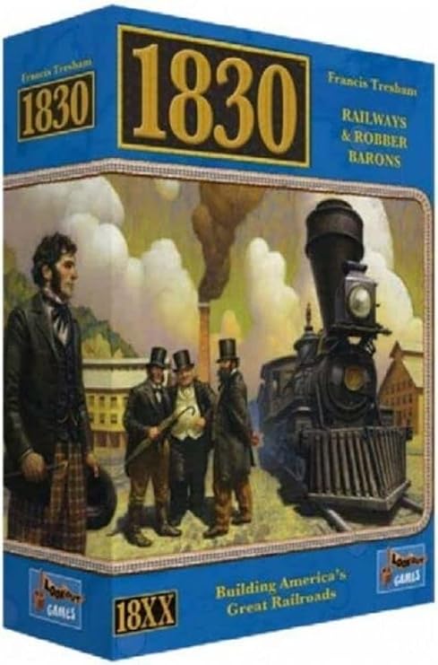Lookout Games 1830: Railways & Robber Barons Board Game - Revised Edition - English