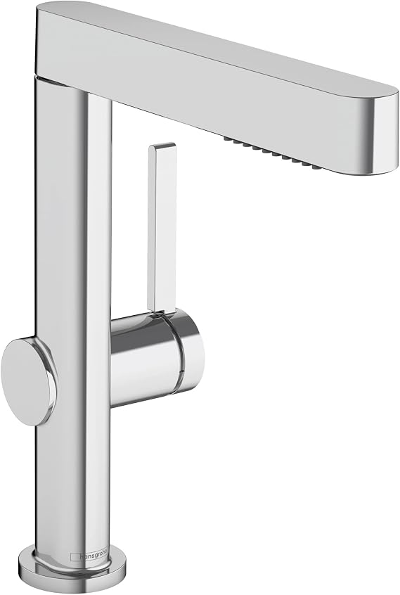 hansgrohe Finoris Bathroom Faucet, 1 Hole, Bathroom Sink Faucet for Vanity 1.2 GPM, Chrome, 76063001