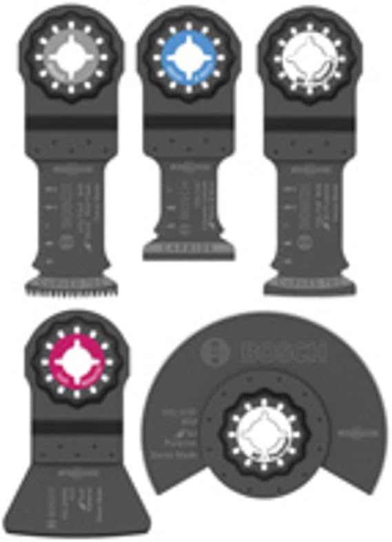 Bosch OSL005C 5 pc. Starlock Oscillating Multi-Tool Accessory Blade Set