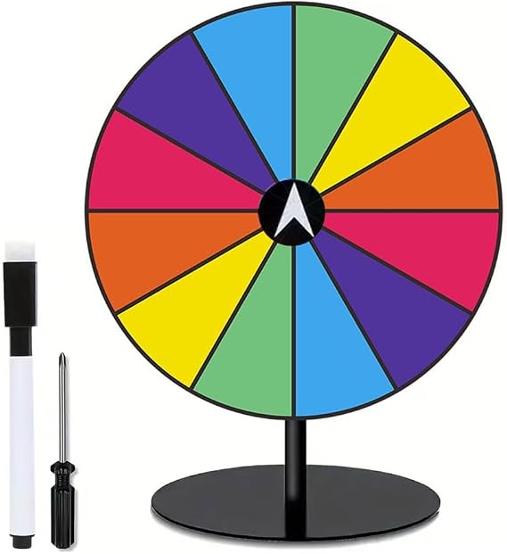 Compacts Desktop Spin Wheel Activity Set With Quiet Rotations Mechanism