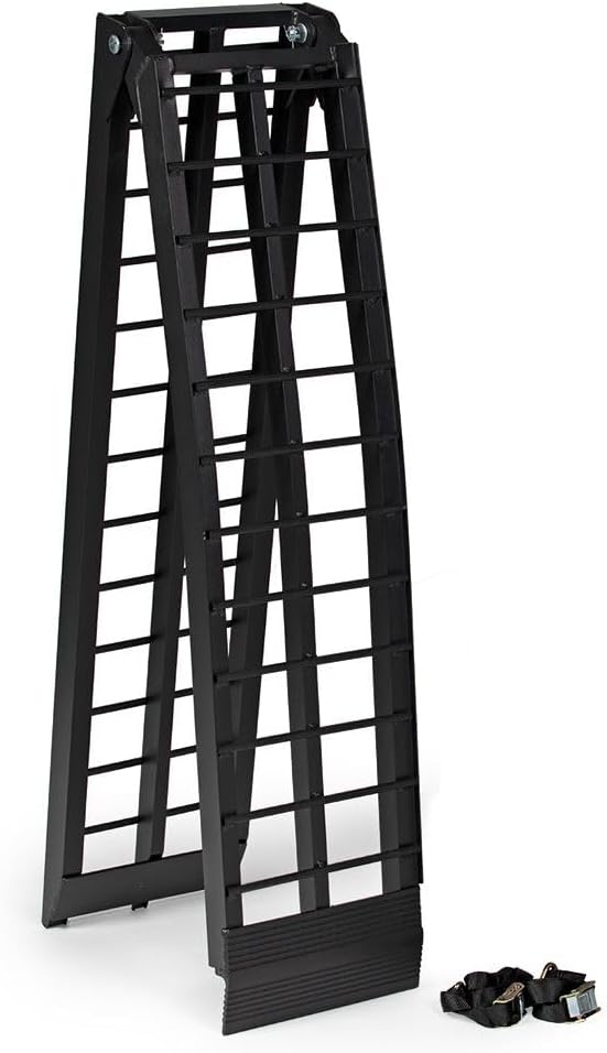 Titan Ramps 8' Arched Folding Motorcycle Loading Ramp - 600 lb. Capacity