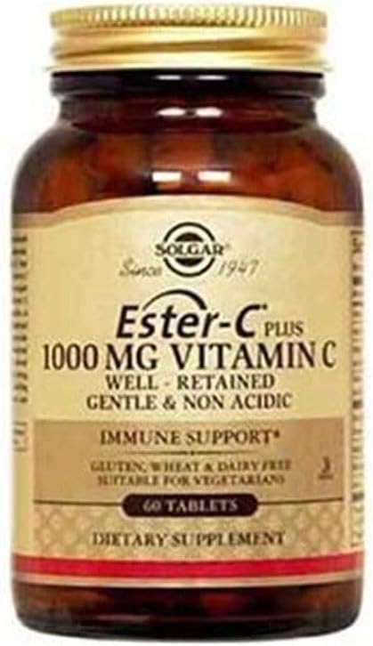 Solgar Ester-C Plus 1000 mg, 60 Tablet, İmmün Destek