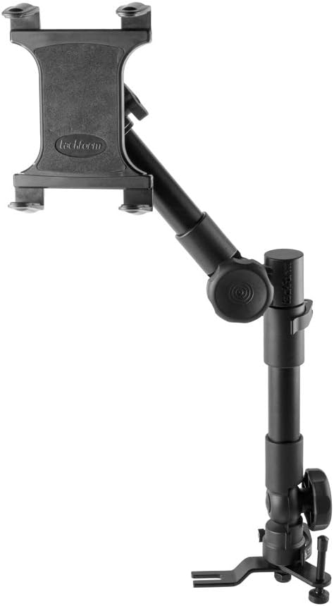 Tackform Heavy Duty Tablet Mount for Trucks - Impact Series Universal Vehicle Seat Rail Mount (20-24" Telescoping) Works with Most Vehicles with Accessible Floor Bolts