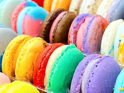Surprise me 24 Pack | Assorted Gluten Free French Macaron | Flavor Guide Included