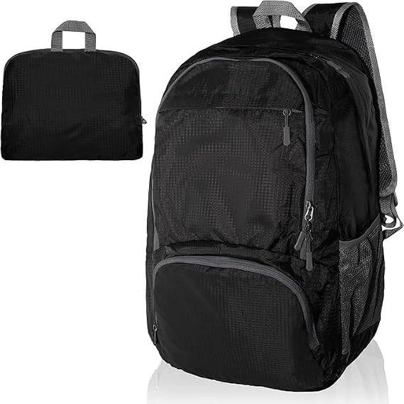 Waterproof Rucksack for Men, 28L Foldable Lightweight Backpack for Men