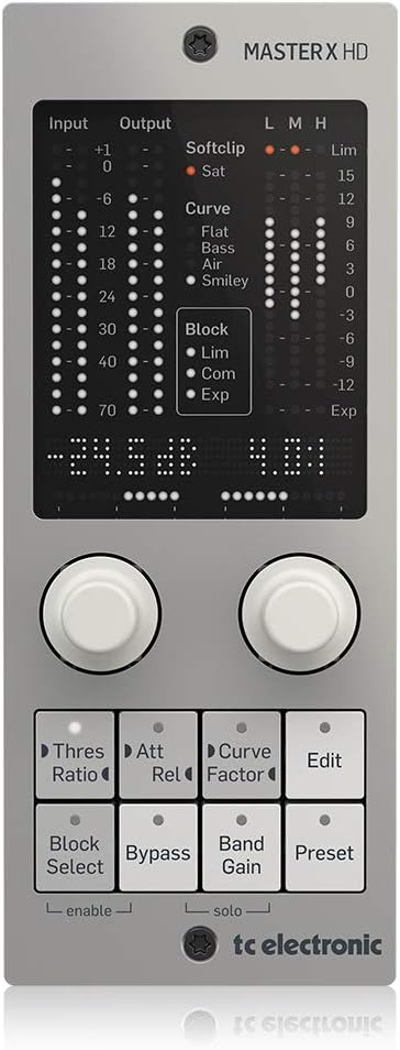 TC Electronic MASTER X HD NATIVE/MASTER X HD-DT Multiband Dynamics Processor Plug-In with Optional Hardware Controller