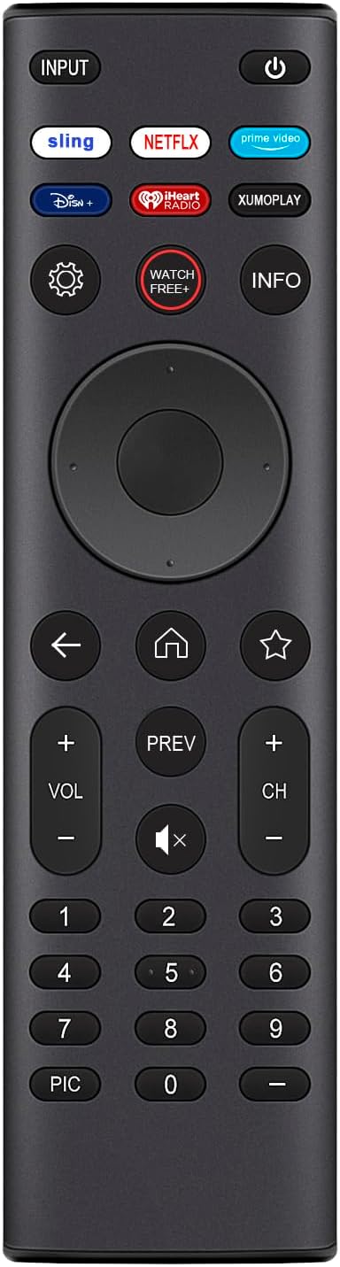 Replacement Remote Control fit for VIZIO HD Smart TV XRT140 VFD32M-08