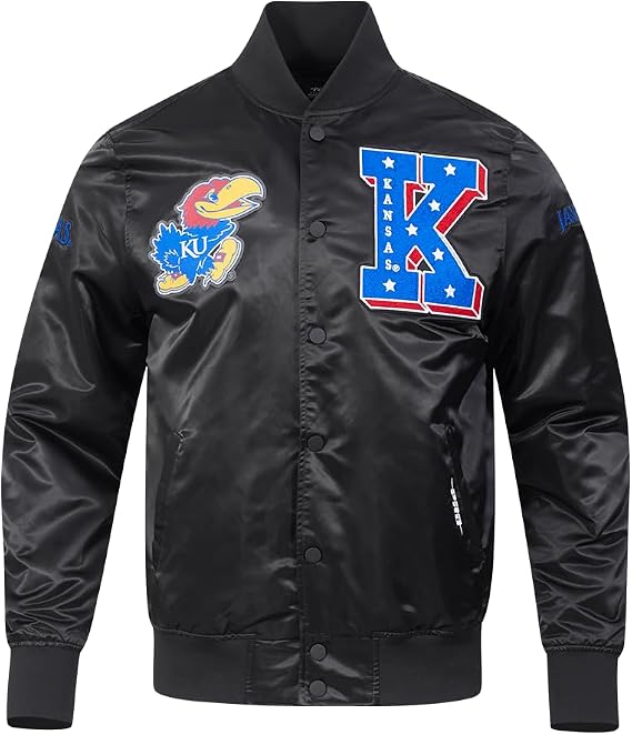 Pro Standard NCAA mens Mens College Classic Chenille Satin Jacket