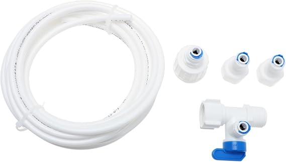5m Ice Maker Water Line Kit Connectors Certified PEX Hose for Ice Maker Installation Suitable for Home and Commercial Use
