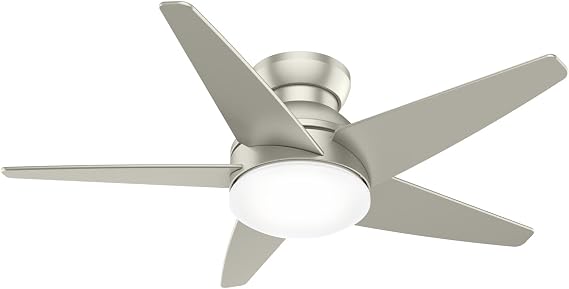 Casablanca Isotope, Indoor, Ceiling Fan, 5 Blades, 44 inch, Matte Nickel