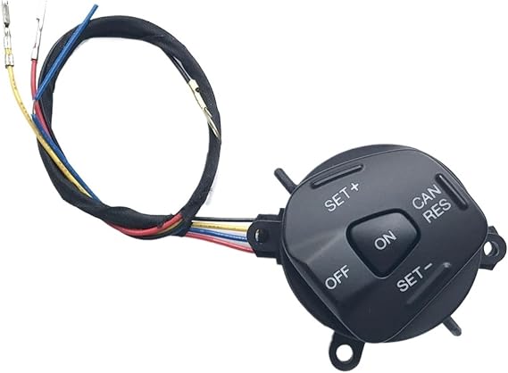 Steering Wheel Control Button Blue Multifunction Steering Wheel Button Cruise Control Switch And Cable/Fit For Ford Fiesta MK7 MK8 ST/Fit For Ecosport 2013